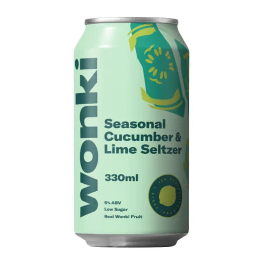 Wonki Cucumber & Lime Vodka Soda 330ml - Harold's Food and Liquor