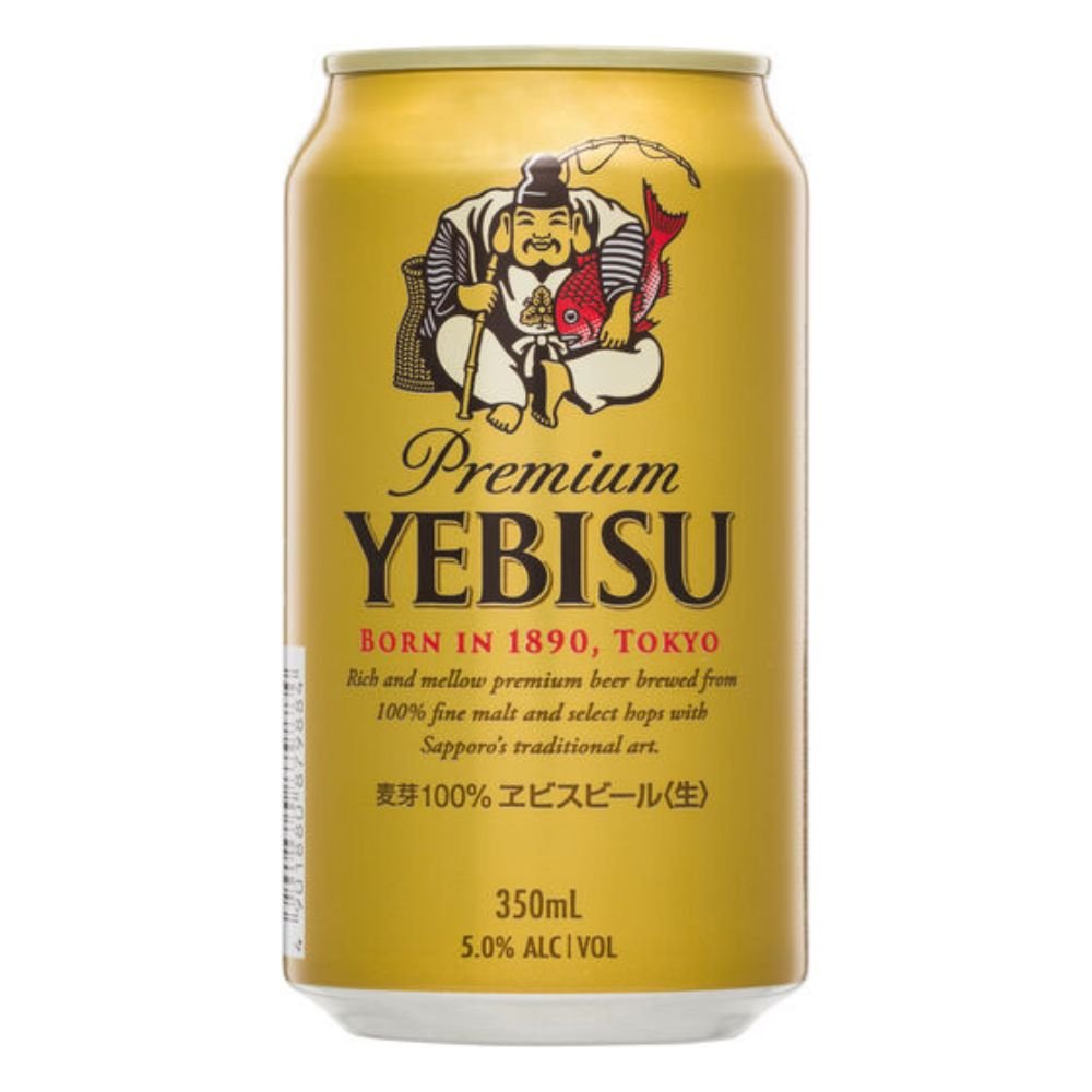 Yebisu Premium Lager 350ml - Harold's Food and Liquor