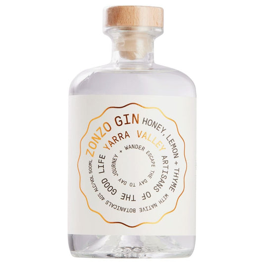 Zonzo Estate Honey, Lemon & Thyme Gin 500ml - Harold's Food and Liquor