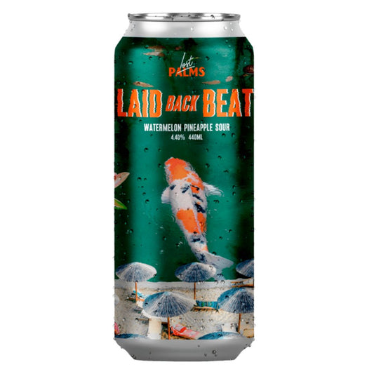 Lost Palms Laid Back Beat Watermelon Pineapple Sour Beer 440ml