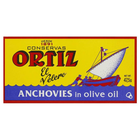 Ortiz Anchovies in Olive Oil 47.5g - Harold's Food and Liquor